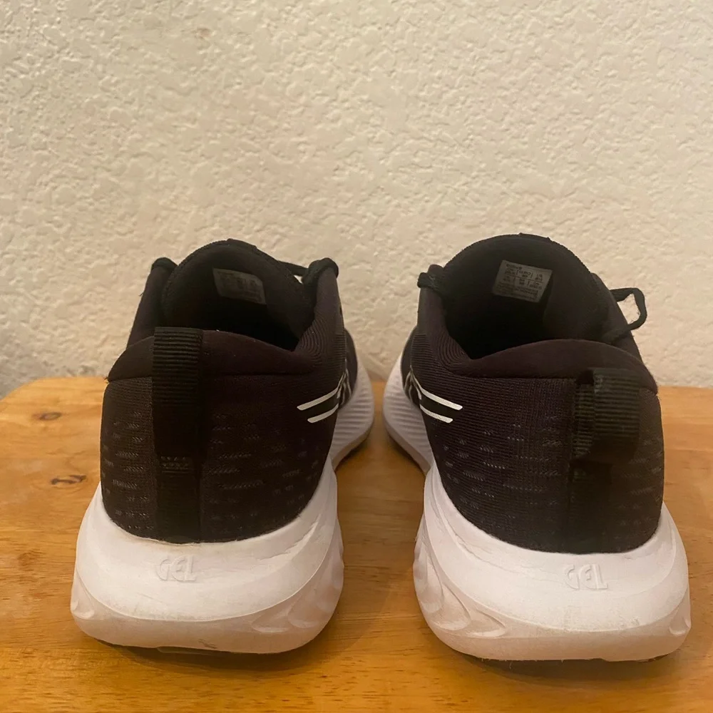 ASICS Black and White Woman’s Road Running Shoes